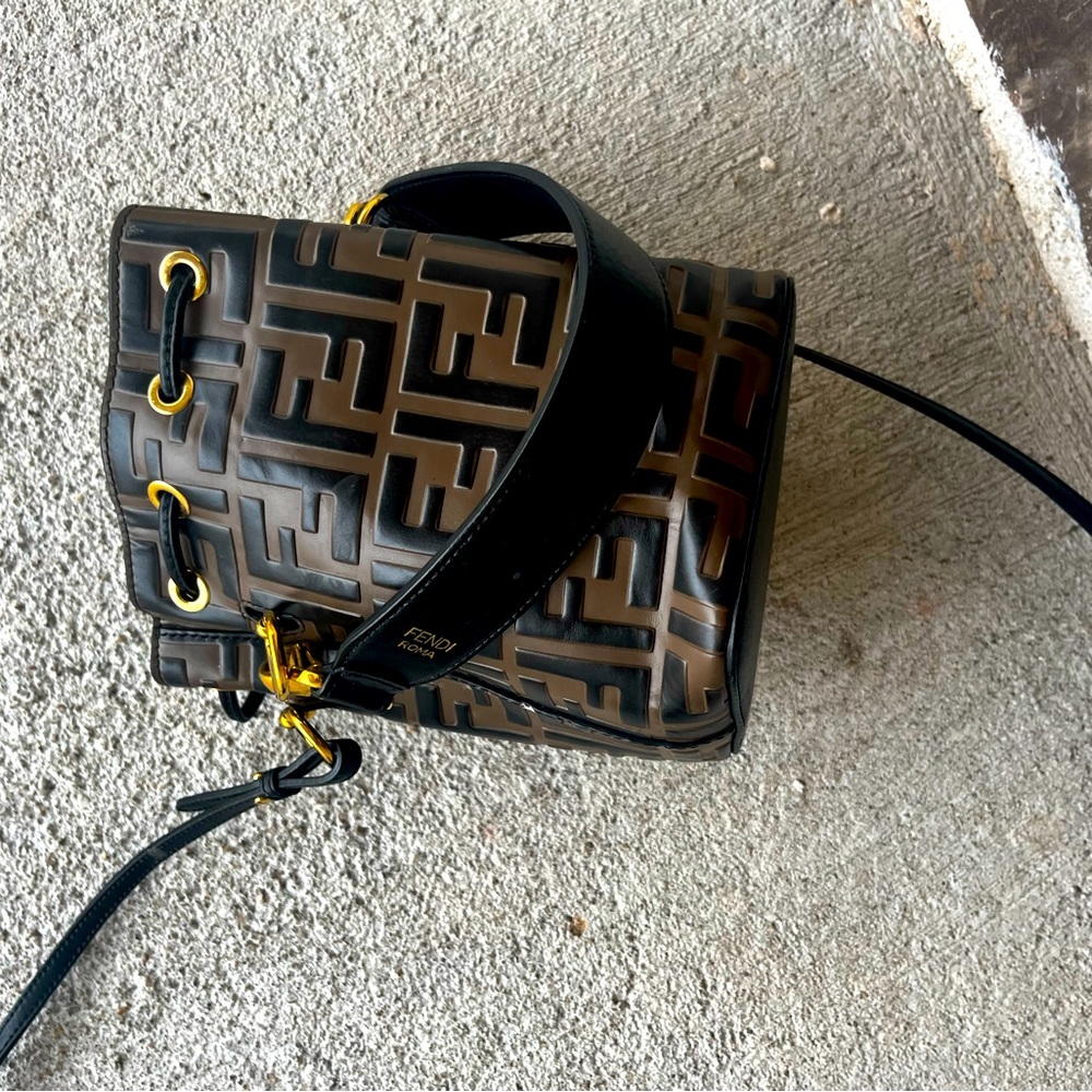 Authentic fendi bucket bag